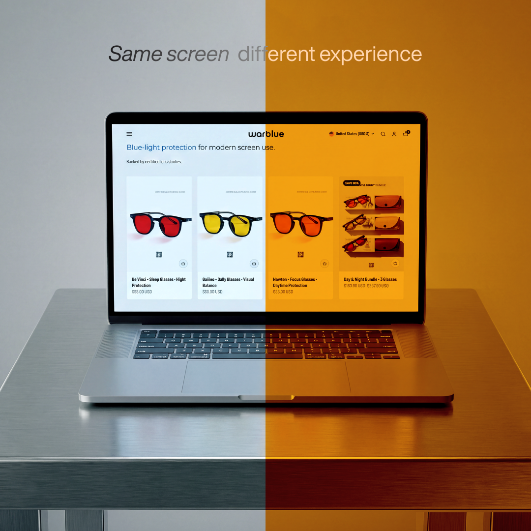 Pacchetto Lavoro e Sonno – 2 Occhiali