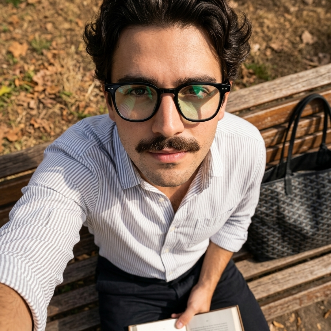 Edison – Clear Glasses · No Color Distortion